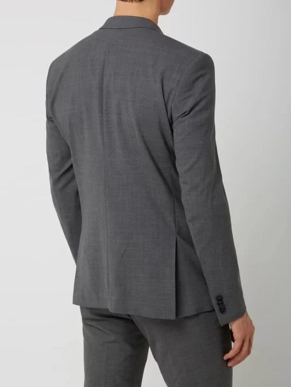 Angebote ? Esprit Collection Slim Fit 2-Knopf-Sakko Mit Stretch-Anteil – Anthrazit ? 7