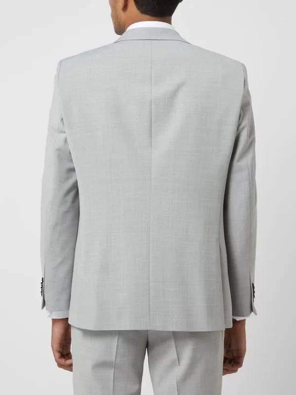 Schlussverkauf ? Pierre Cardin Modern Fit 2-Knopf-Sakko Mit Stretch-Anteil Modell ‘Grant’ – ‘Futureflex’ – Hellgrau ? 6