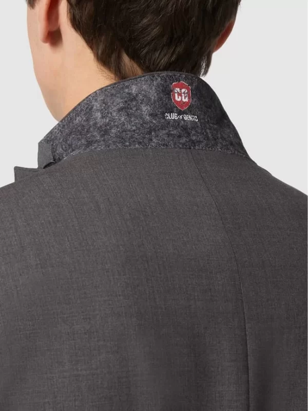 Top 10 ? CG – Club Of Gents Slim Fit 2-Knopf-Sakko Mit Pattentaschen Modell ‘Caden’ – Dunkelgrau ? 4