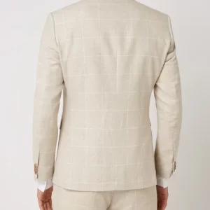 Bester Verkauf ? CG – Club Of Gents Slim Fit 2-Knopf-Sakko Aus Leinenmischung Modell ‘Paul’ – Beige ? 21