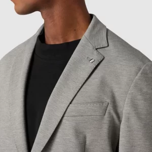 Angebote ✔️ BOSS Slim Fit 2-Knopf-Sakko In Melierter Optik Modell ‘Hanry’ – Hellgrau ? 11