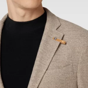 Bester Verkauf ? Baldessarini 2-Knopf-Sakko Mit Strukturmuster Und Woll-Anteil – Beige ? 11