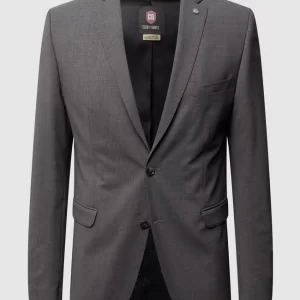 Top 10 ? CG – Club Of Gents Slim Fit 2-Knopf-Sakko Mit Pattentaschen Modell ‘Caden’ – Dunkelgrau ? 9