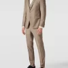 Auslauf ? CG – Club Of Gents Slim Fit 2-Knopf-Sakko Mit Zier-Detail – Beige ? 22