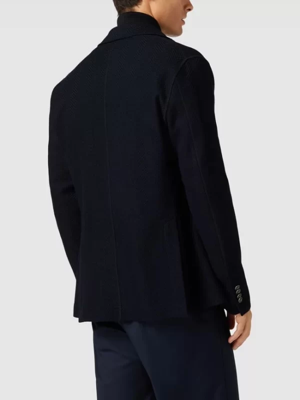 Besorgen ❤️ Windsor Sakko Mit Strickmuster Modell ‘Salto’ – Marineblau ? 6
