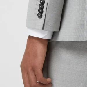 Schlussverkauf ? Pierre Cardin Modern Fit 2-Knopf-Sakko Mit Stretch-Anteil Modell ‘Grant’ – ‘Futureflex’ – Hellgrau ? 12