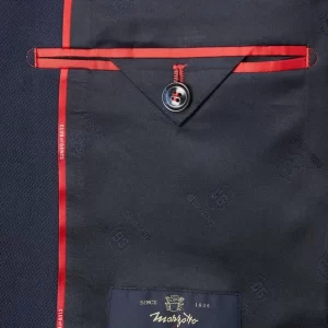 Großhandel ? CG – Club Of Gents Slim Fit 2-Knopf-Sakko Mit Stretch-Anteil Modell ‘Caden’ – Royalblau ❤️ 12