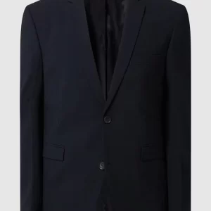 Beste Bewertungen von ? Esprit Collection Slim Fit 2-Knopf-Sakko Mit Stretch-Anteil – Dunkelblau ? 10