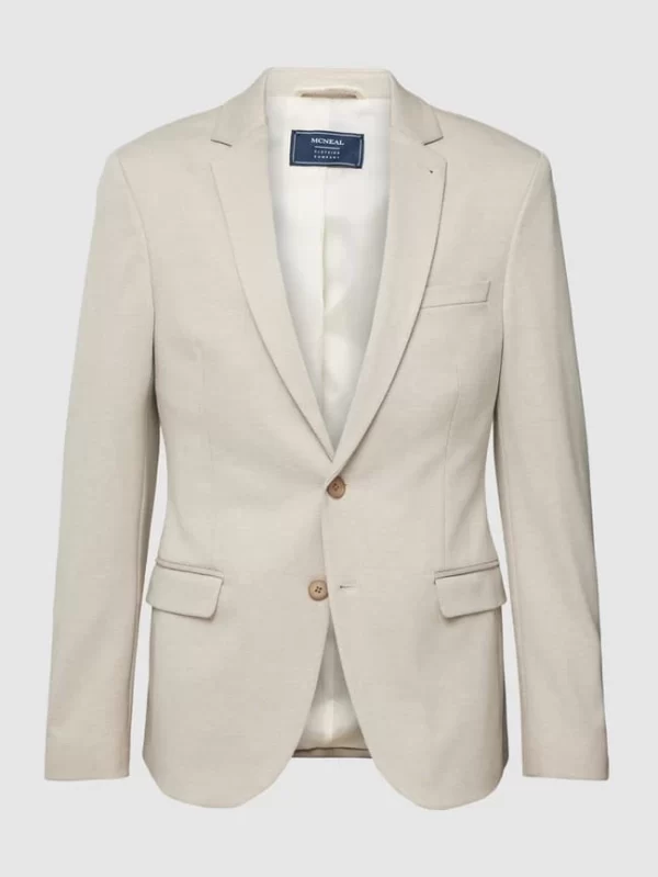 Auslauf ? MCNEAL Sakko Mit Strukturmuster – Beige ? 3