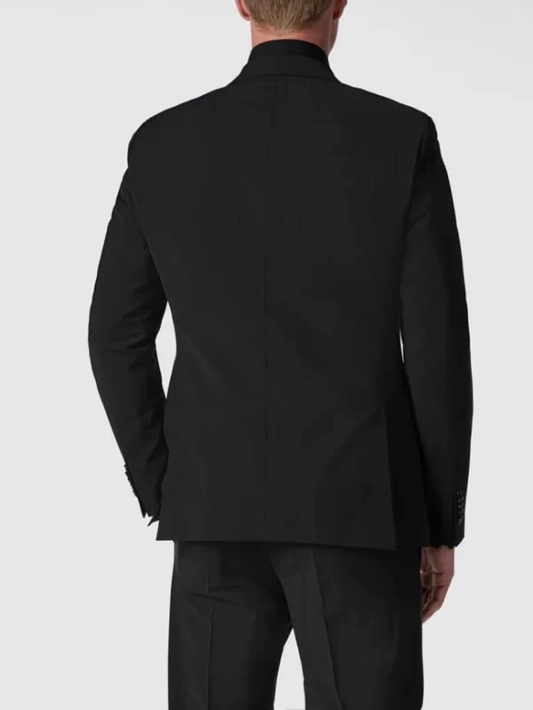 Rabatt ? Strellson Slim Fit 2-Knopf-Sakko Mit Fallendem Revers ‘Flex Cross’ – Schwarz ? 6