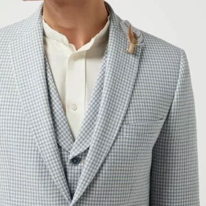 Beste Bewertungen von ? CG – Club Of Gents Slim Fit 2-Knopf-Sakko Mit Leinen-Anteil Modell ‘Paul’ – Hellblau ? 13