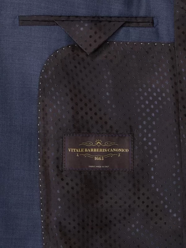Auslauf ? Carl Gross Modern Fit 2-Knopf-Sakko Aus Schurwolle Modell ‘Steven’ – Rauchblau ? 8