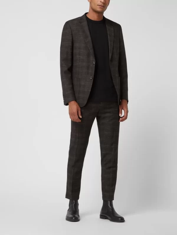 Bestpreis ? Strellson Slim Fit 2-Knopf-Sakko Mit Stretch-Anteil Modell ‘Arndt’ – Dunkelbraun ? 1