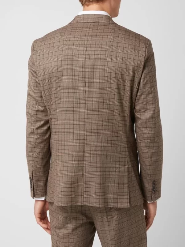 Rabatt ⌛ Selected Homme Slim Fit 2-Knopf-Sakko Mit Stretch-Anteil Modell ‘Logan’ – Mittelbraun ? 7