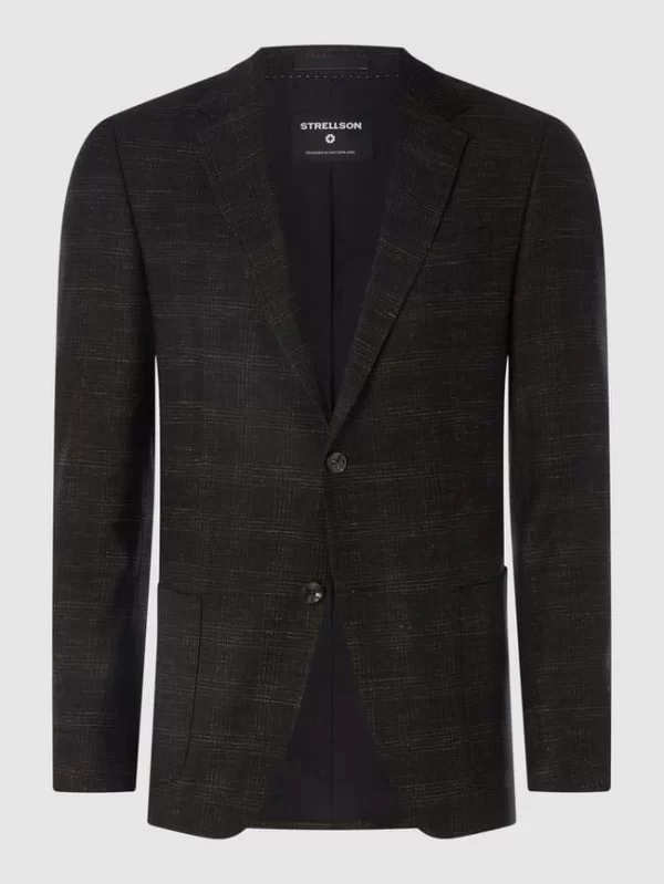 Bestpreis ? Strellson Slim Fit 2-Knopf-Sakko Mit Stretch-Anteil Modell ‘Arndt’ – Dunkelbraun ? 3