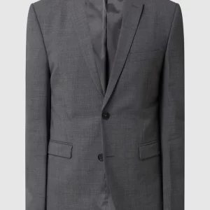 Angebote ? Esprit Collection Slim Fit 2-Knopf-Sakko Mit Stretch-Anteil – Anthrazit ? 10