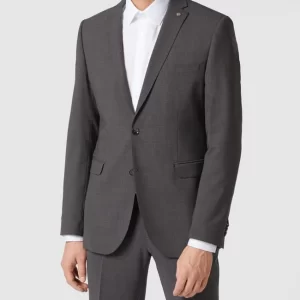 Top 10 ? CG – Club Of Gents Slim Fit 2-Knopf-Sakko Mit Pattentaschen Modell ‘Caden’ – Dunkelgrau ? 13