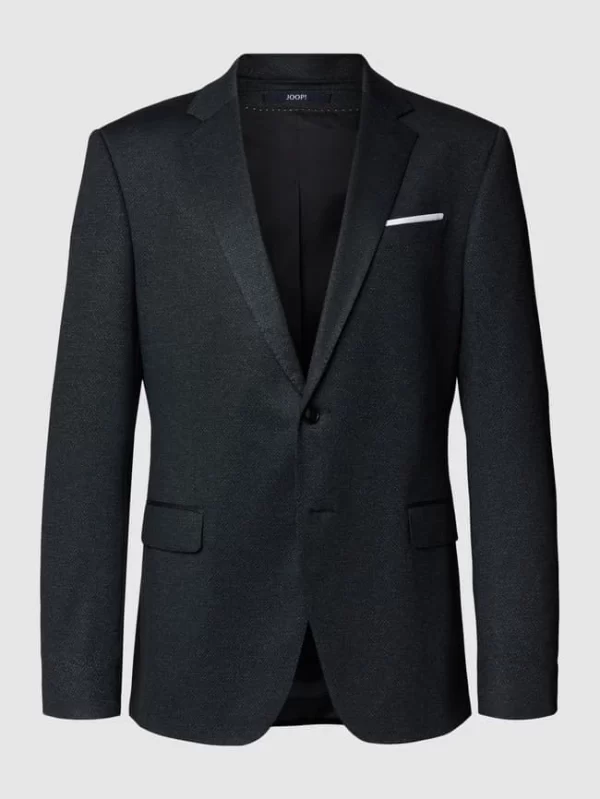 Blitzangebot ? JOOP! Collection 2-Knopf-Sakko Mit Reverskragen Modell ‘Herby’ – Marineblau ? 3