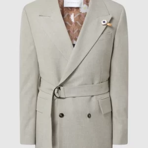 Besorgen ? Baldessarini Contemporary Fit Sakko Mit Taillengürtel Modell ‘Carter’ – Beige ✔️ 10