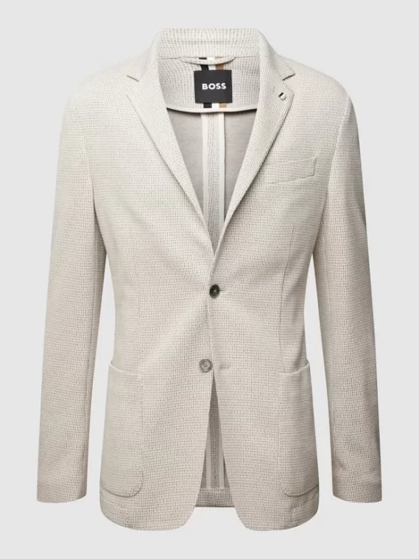 Schlussverkauf ? BOSS Slim Fit 2-Knopf-Sakko Modell ‘Hanry’ – Beige ❤️ 3