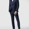 Auslauf ? CG – Club Of Gents Slim Fit 2-Knopf-Sakko Aus Schurwolle – ‘Savile Row’ – Blau ? 19