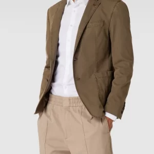 Am billigsten ? JOOP! Collection Slim Fit 2-Knopf-Sakko Mit Stretch-Anteil – Olivgrün ? 13