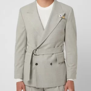 Besorgen ? Baldessarini Contemporary Fit Sakko Mit Taillengürtel Modell ‘Carter’ – Beige ✔️ 14