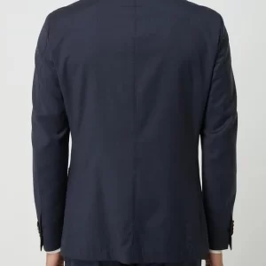 Brandneu ? Windsor Shaped Fit 2-Knopf-Sakko Aus Schurwolle Modell ‘Travel-W’ – Marineblau ? 19