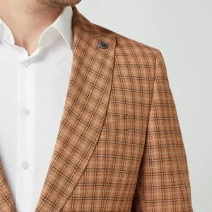 Schlussverkauf ? CG – Club Of Gents 1-Knopf-Sakko Mit Seide-Anteil Modell ‘Chuck’ – Rostrot ? 13