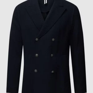 Besorgen ❤️ Windsor Sakko Mit Strickmuster Modell ‘Salto’ – Marineblau ? 9