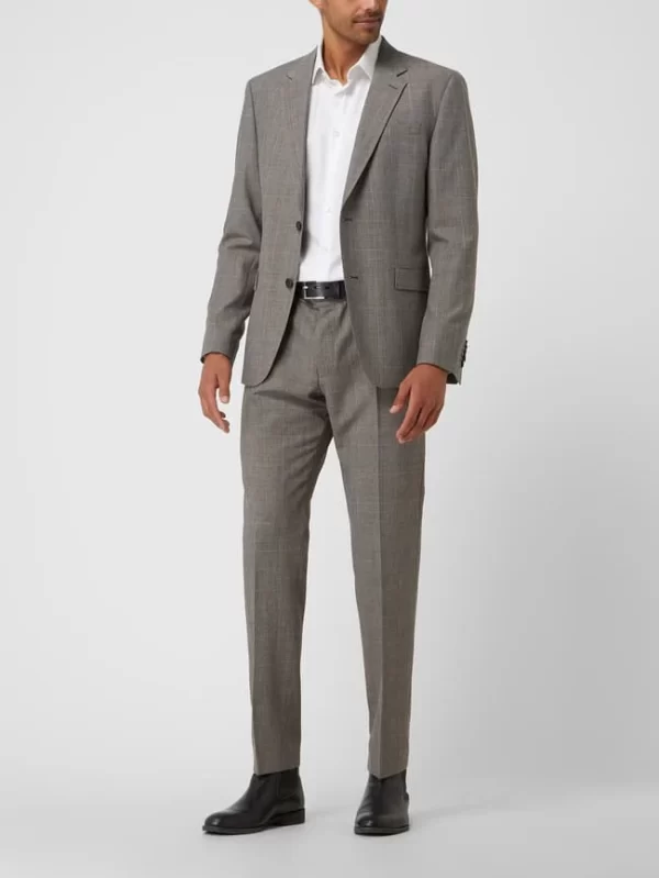 Bestes Angebot ? Strellson Slim Fit 2-Knopf-Sakko Aus Wollmischung Modell ‘Aidan’ – Beige ? 1