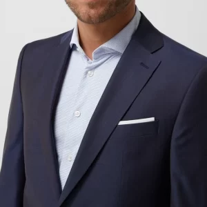 Aktion ? Pierre Cardin Regular Fit 2-Knopf-Sakko Aus Schurwollmischung Modell ‘Grant’ – ‘Futureflex’ – Marineblau ❤️ 13