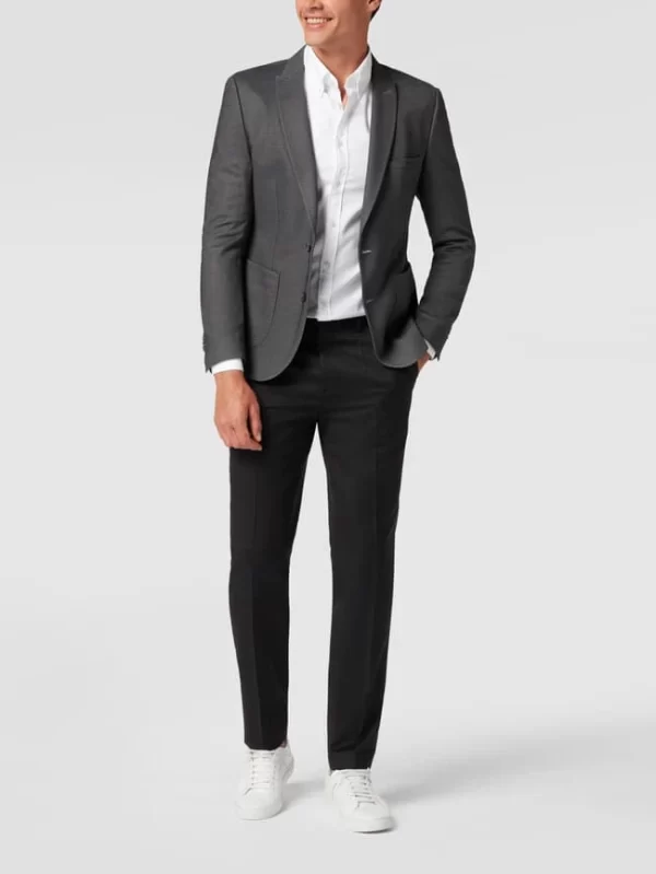 Rabatt ? Cinque Slim Fit 2-Knopf-Sakko Mit Viskose-Anteil Modell ‘Cirelli’ – Hellgrau ? 1