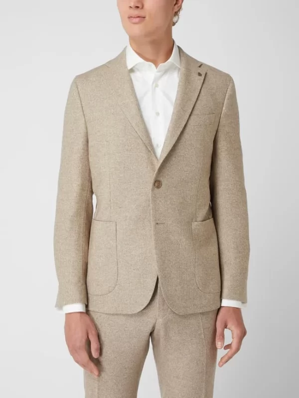 Beste Bewertungen von ? DIGEL Modern Fit 2-Knopf-Sakko Mit Seide-Anteil Modell ‘Edward’ – Beige ? 5