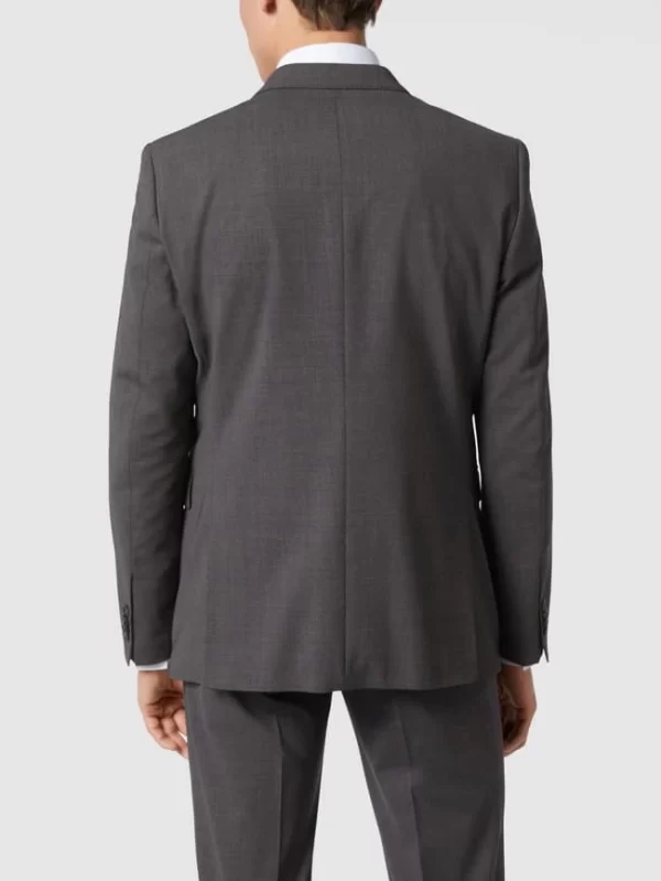 Top 10 ? CG – Club Of Gents Slim Fit 2-Knopf-Sakko Mit Pattentaschen Modell ‘Caden’ – Dunkelgrau ? 6