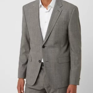 Bestes Angebot ? Strellson Slim Fit 2-Knopf-Sakko Aus Wollmischung Modell ‘Aidan’ – Beige ? 14