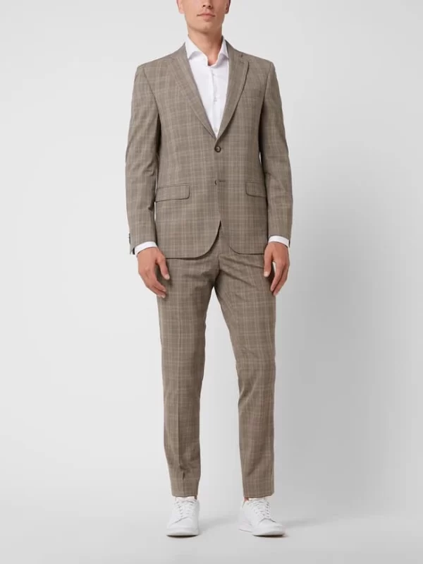 Angebote ❤️ Pierre Cardin Modern Fit 2-Knopf-Sakko Mit Stretch-Anteil Modell ‘Grant’ – ‘Futureflex’ – Hellbraun ? 1