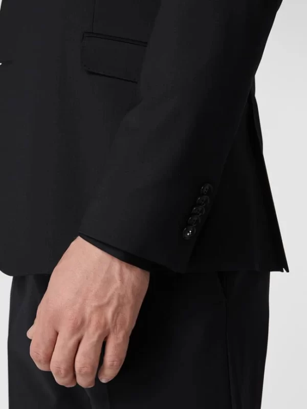 Rabatt ? Strellson Slim Fit 2-Knopf-Sakko Mit Fallendem Revers ‘Flex Cross’ – Schwarz ? 4