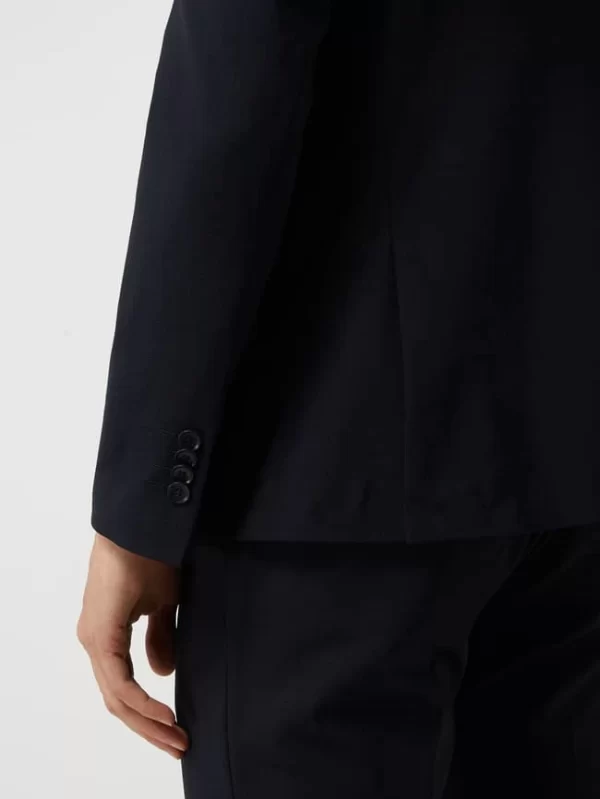 Beste Bewertungen von ? Esprit Collection Slim Fit 2-Knopf-Sakko Mit Stretch-Anteil – Dunkelblau ? 4