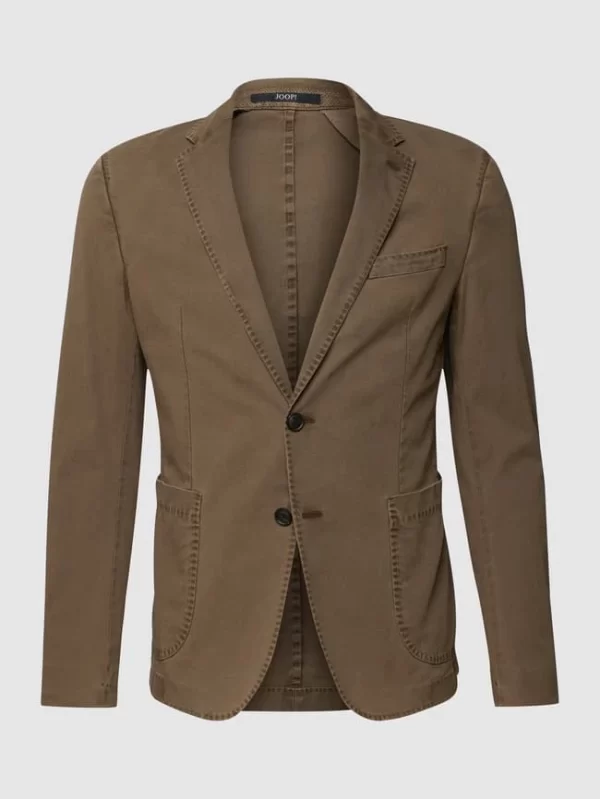Am billigsten ? JOOP! Collection Slim Fit 2-Knopf-Sakko Mit Stretch-Anteil – Olivgrün ? 3