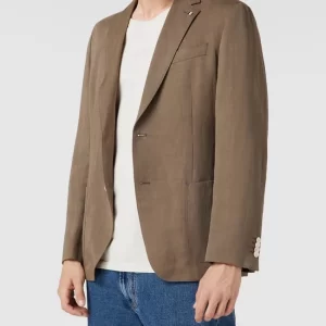 Rabatt ✨ BOSS Slim Fit 2-Knopf-Sakko Modell ‘Hanry’ – Grün ? 13