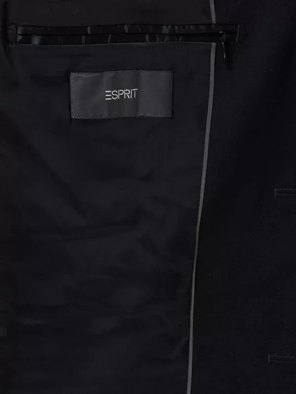 Beste Bewertungen von ? Esprit Collection Slim Fit 2-Knopf-Sakko Mit Stretch-Anteil – Dunkelblau ? 7
