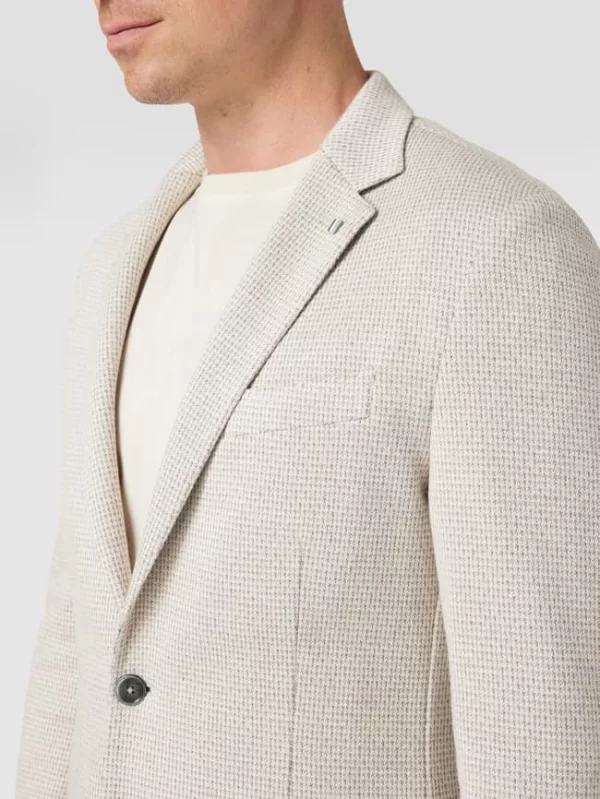 Schlussverkauf ? BOSS Slim Fit 2-Knopf-Sakko Modell ‘Hanry’ – Beige ❤️ 4