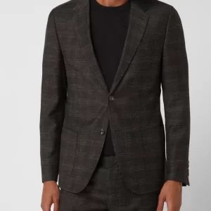 Bestpreis ? Strellson Slim Fit 2-Knopf-Sakko Mit Stretch-Anteil Modell ‘Arndt’ – Dunkelbraun ? 13