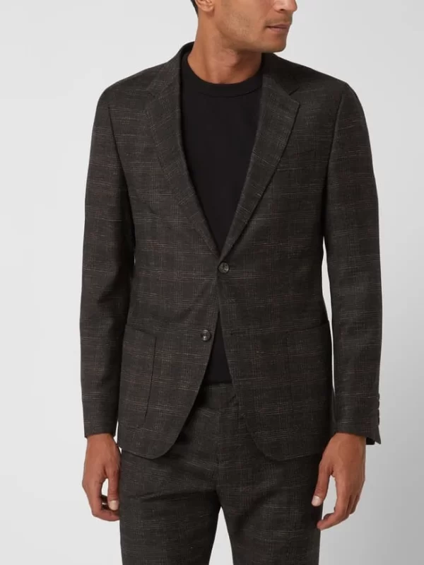 Bestpreis ? Strellson Slim Fit 2-Knopf-Sakko Mit Stretch-Anteil Modell ‘Arndt’ – Dunkelbraun ? 5