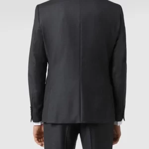 Angebote ✨ CG – Club Of Gents Slim Fit 2-Knopf-Sakko Aus Schurwolle – ‘Savile Row’ – Dunkelgrau ? 15