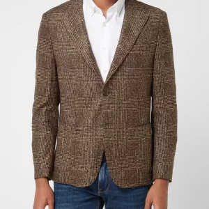 Besorgen ? DIGEL Slim Fit 2-Knopf-Sakko Mit Woll-Anteil Modell ‘Kristo’ – Mittelbraun ? 14