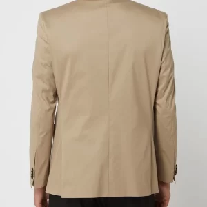 Schlussverkauf ? Carl Gross Modern Fit 2-Knopf-Sakko Mit Stretch-Anteil Modell ‘Sander’ – Beige ? 16