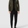 Coupon ✔️ CG – Club Of Gents Slim Fit 2-Knopf-Sakko Mit Kissing Buttons Modell ‘Carter’ – Olivgrün ? 19