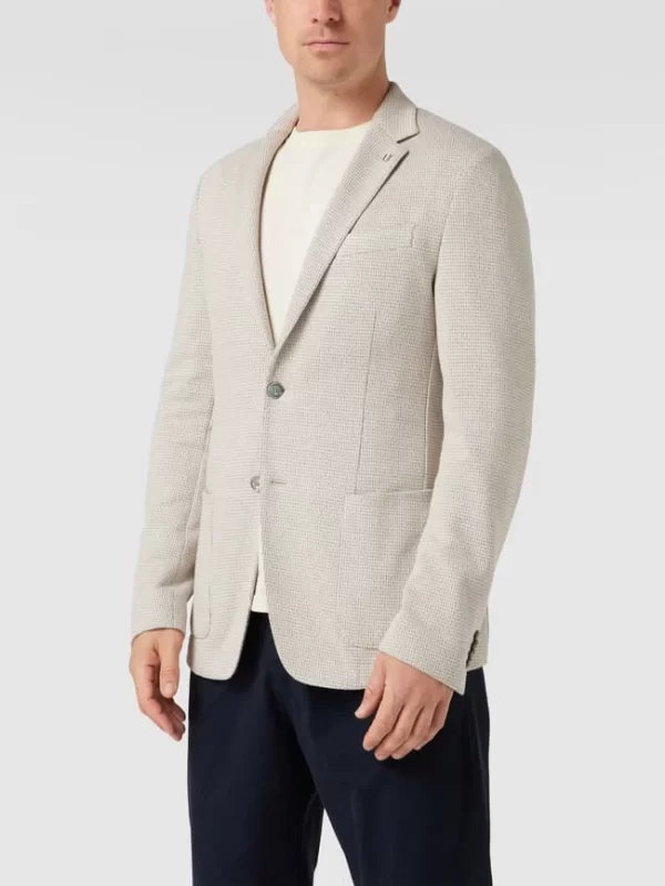 Schlussverkauf ? BOSS Slim Fit 2-Knopf-Sakko Modell ‘Hanry’ – Beige ❤️ 5